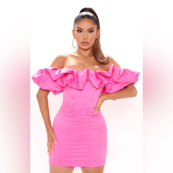 Throwing it Back Mini Dress - Picture 1 of 6